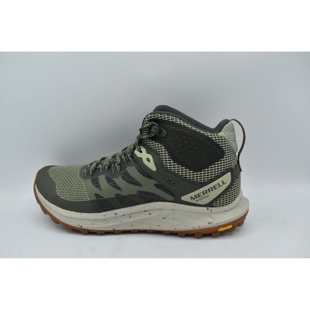 Merrell Women Size 11 Antora 3 Mid Lichen Waterproof Hiking Trail Running Shoes - Picture 5 of 13
